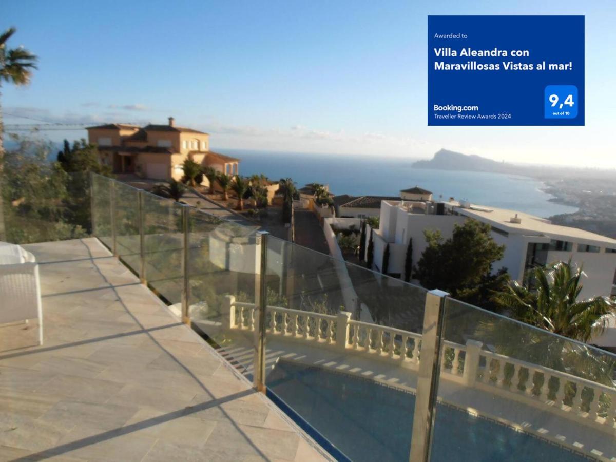 Villa Aleandra Con Maravillosas Vistas Al Mar! Altea Eksteriør billede